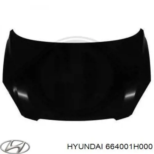 664001H000 Hyundai/Kia maska silnika