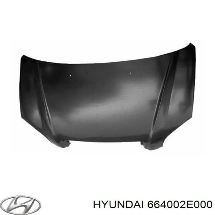 Do koszyka 664002E000 Hyundai/Kia Maska silnika