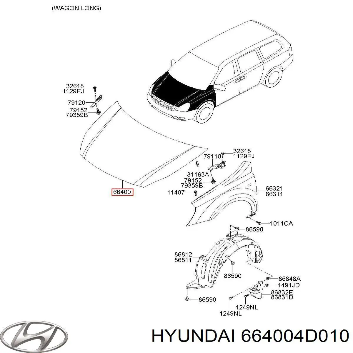 Do koszyka Maska silnika KIA Carnival III UVP