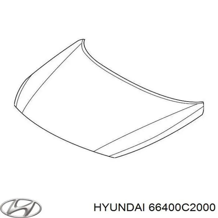 66400C2000 Hyundai/Kia Maska silnika