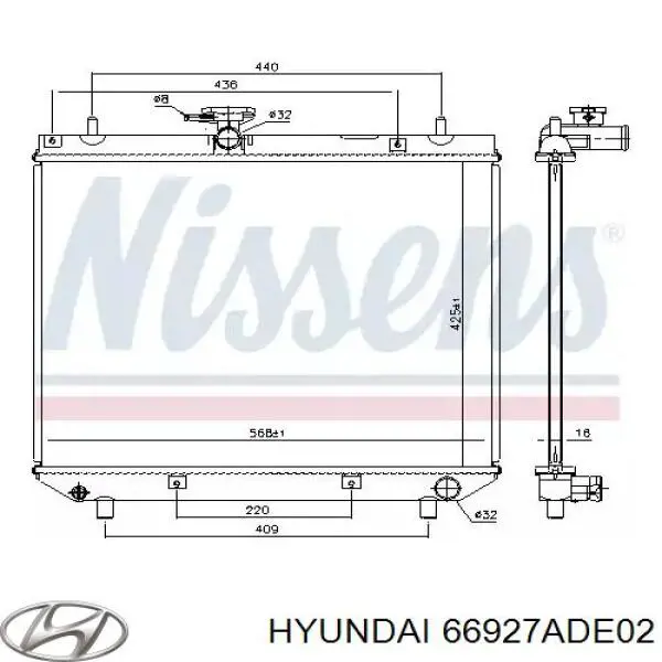 66927ADE02 Hyundai/Kia Ciecz chłodząca