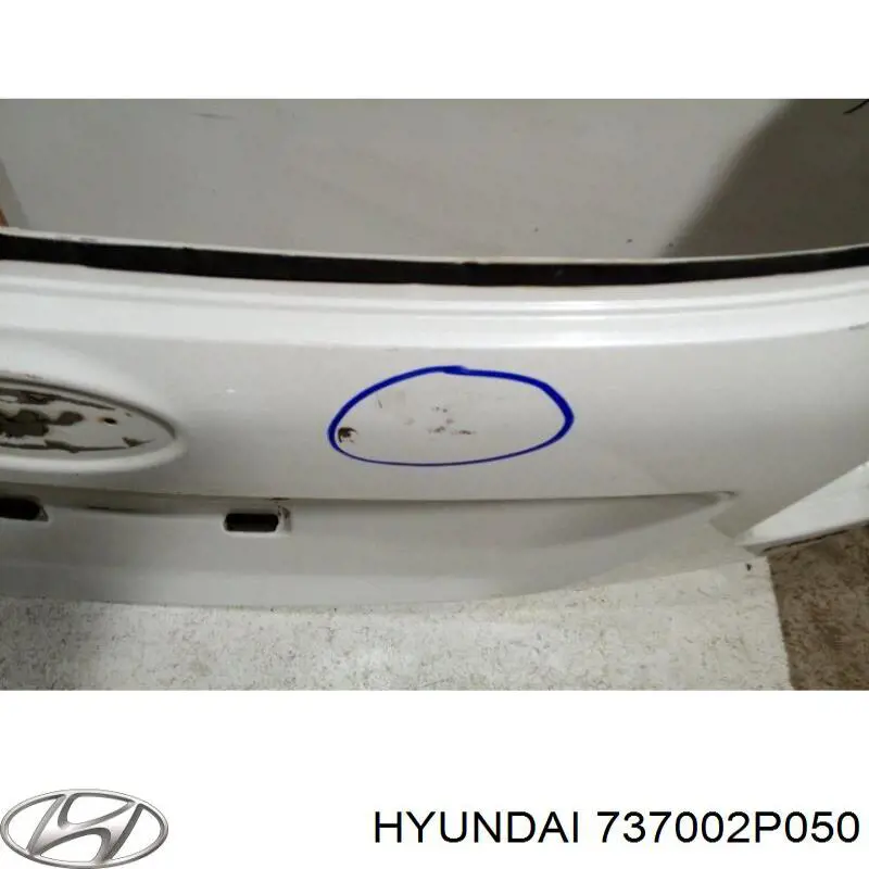 737002P050 Hyundai/Kia Drzwi tylne (bagażnika 3/5)