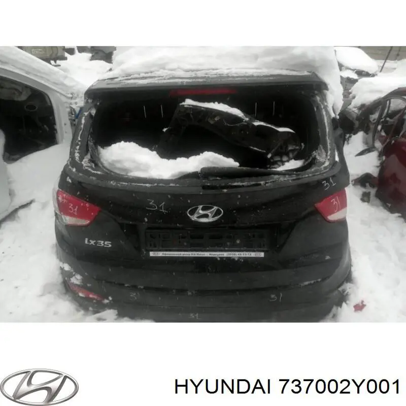 737002Y001 Hyundai/Kia Drzwi tylne (bagażnika 3/5)