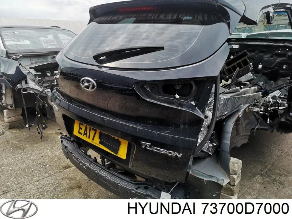 Do koszyka Drzwi tylne (bagażnika 3/5) Hyundai Tucson III TL