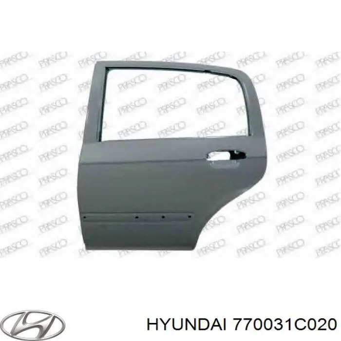 Drzwi tylne lewe Hyundai Getz hatchback (TB) (2002 - 2011) cena, od 188,69 USD