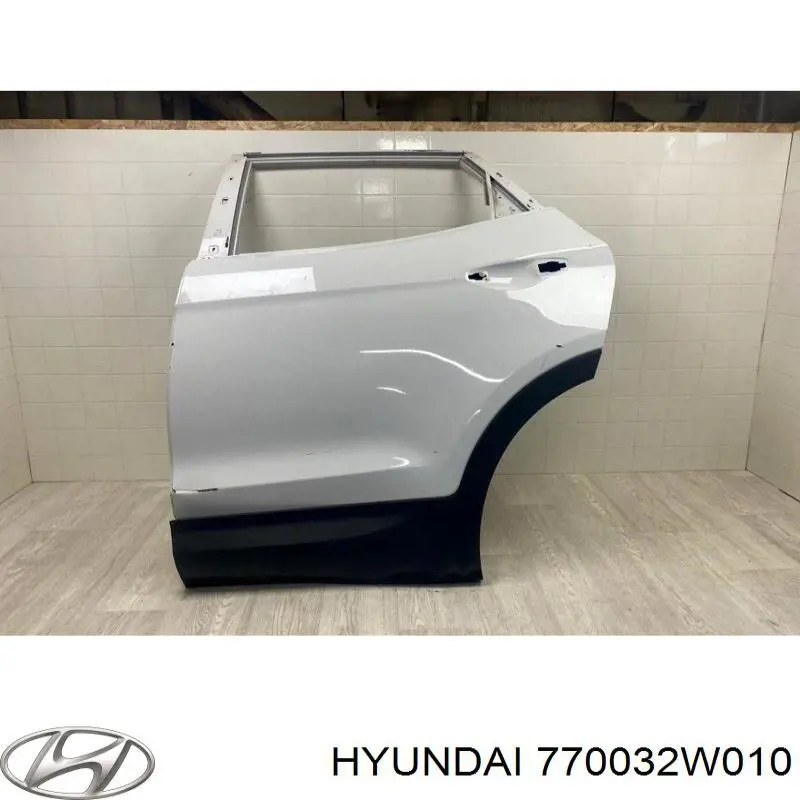 Drzwi tylne lewe do Hyundai Santa Fe III DM