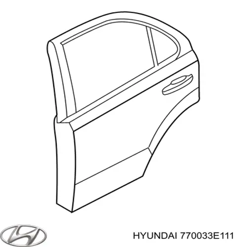 Drzwi tylne lewe KIA Sorento I SUV (JC) (2002 - 2006) cena, od 272,71 USD