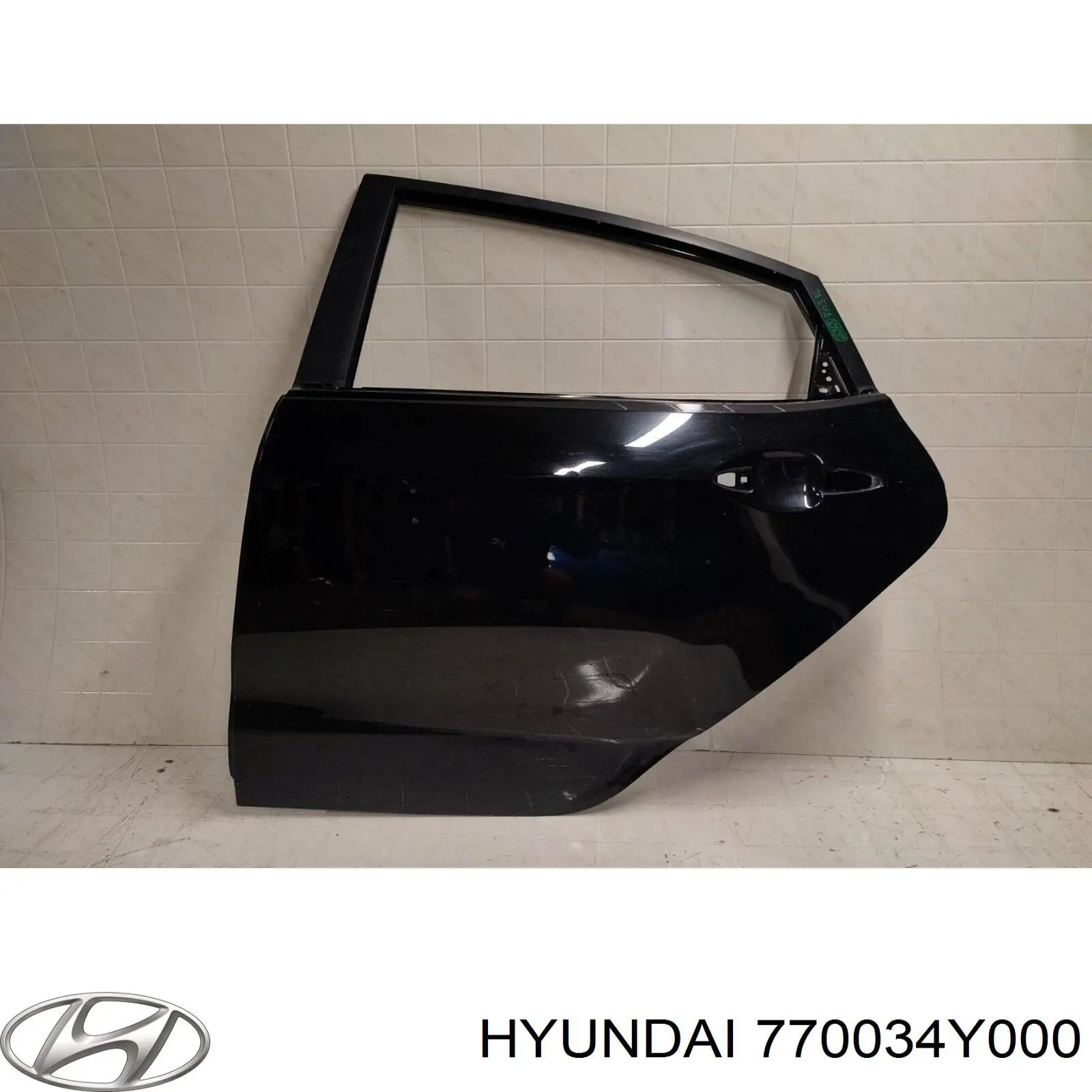 Do koszyka 770034Y000 Hyundai/Kia Drzwi tylne lewe