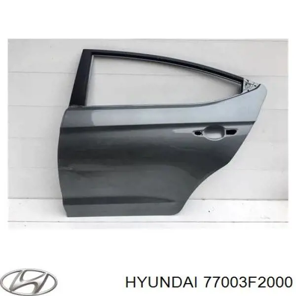 Do koszyka Drzwi tylne lewe Hyundai Elantra VI AD