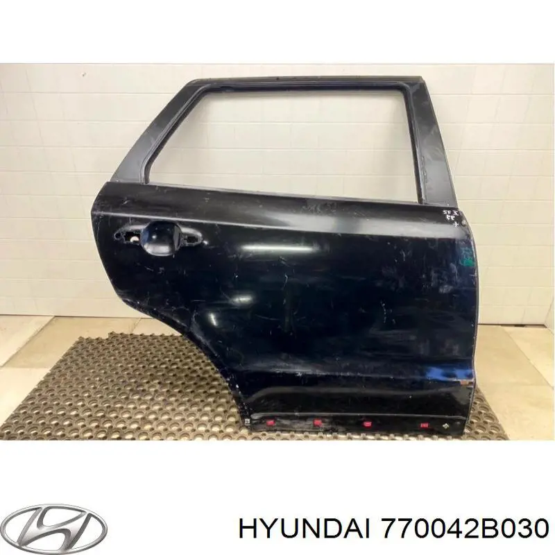 Drzwi tylne prawe Hyundai Santa Fe II SUV (CM) (2006 - 2012) cena, od 243,47 USD