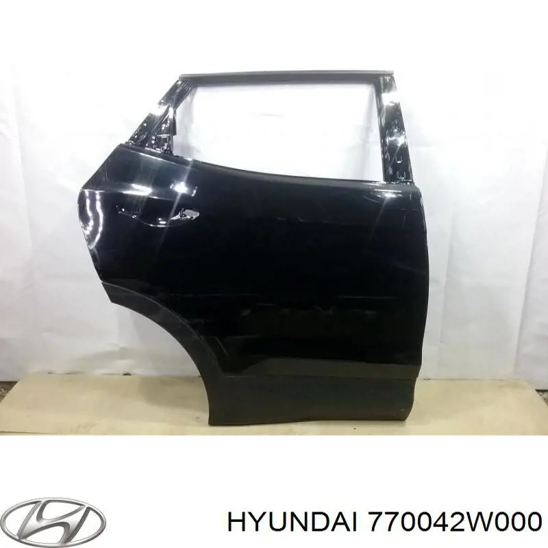 Drzwi tylne prawe Hyundai Santa Fe III