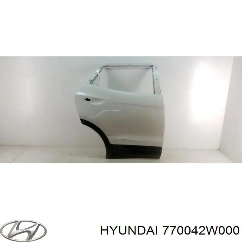 Do koszyka Drzwi tylne prawe Hyundai Santa Fe III DM