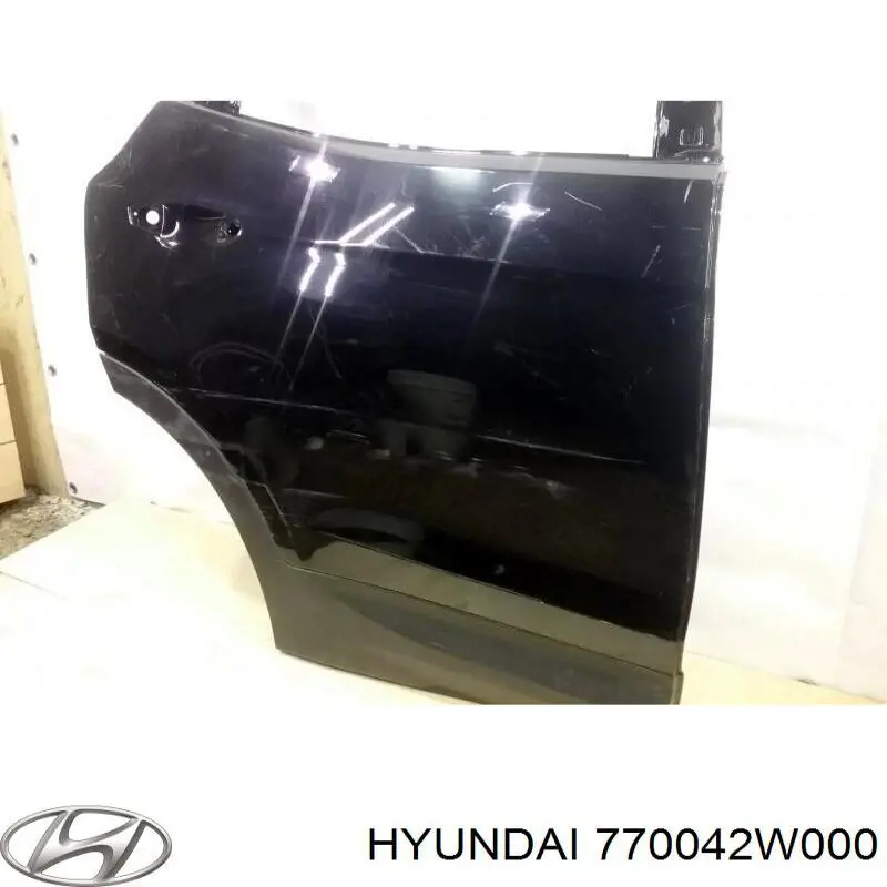Drzwi tylne prawe do Hyundai Santa Fe III DM