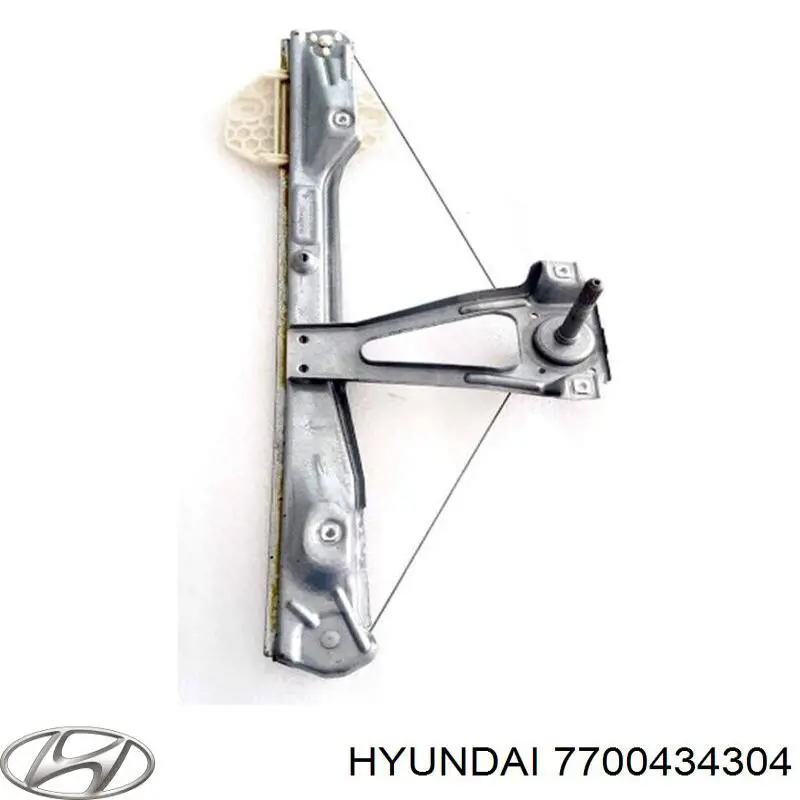 Do koszyka 7700434304 Hyundai/Kia Drzwi tylne prawe