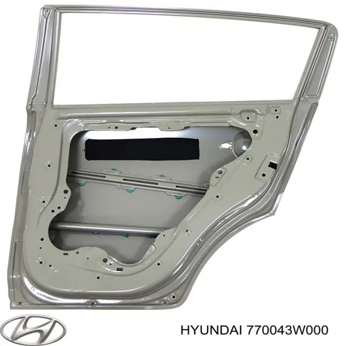 Drzwi tylne prawe Hyundai/Kia 770043W000 cena, od 444,37 USD