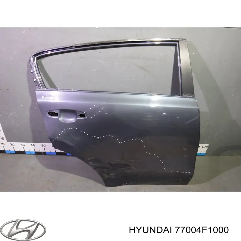 Drzwi tylne prawe Hyundai/Kia 77004F1000 cena, od 316,64 USD