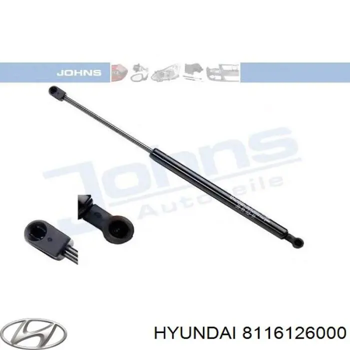 8116126000 Hyundai/Kia Amortyzator maski