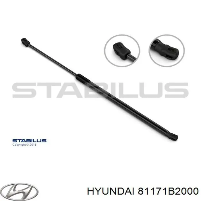 81171B2000 Hyundai/Kia Amortyzator maski