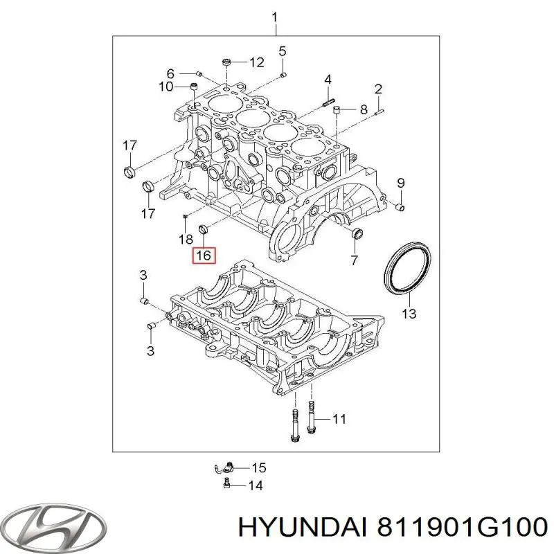 Linka otwierania maski przednia Hyundai/Kia 811901G100 cena, od 8,26 USD