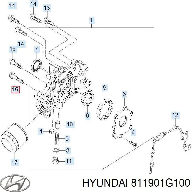 Do koszyka 811901G100 Hyundai/Kia Linka otwierania maski przednia