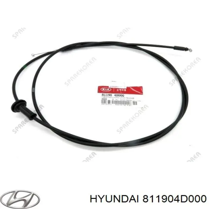 Linka otwierania maski do KIA Carnival III VQ