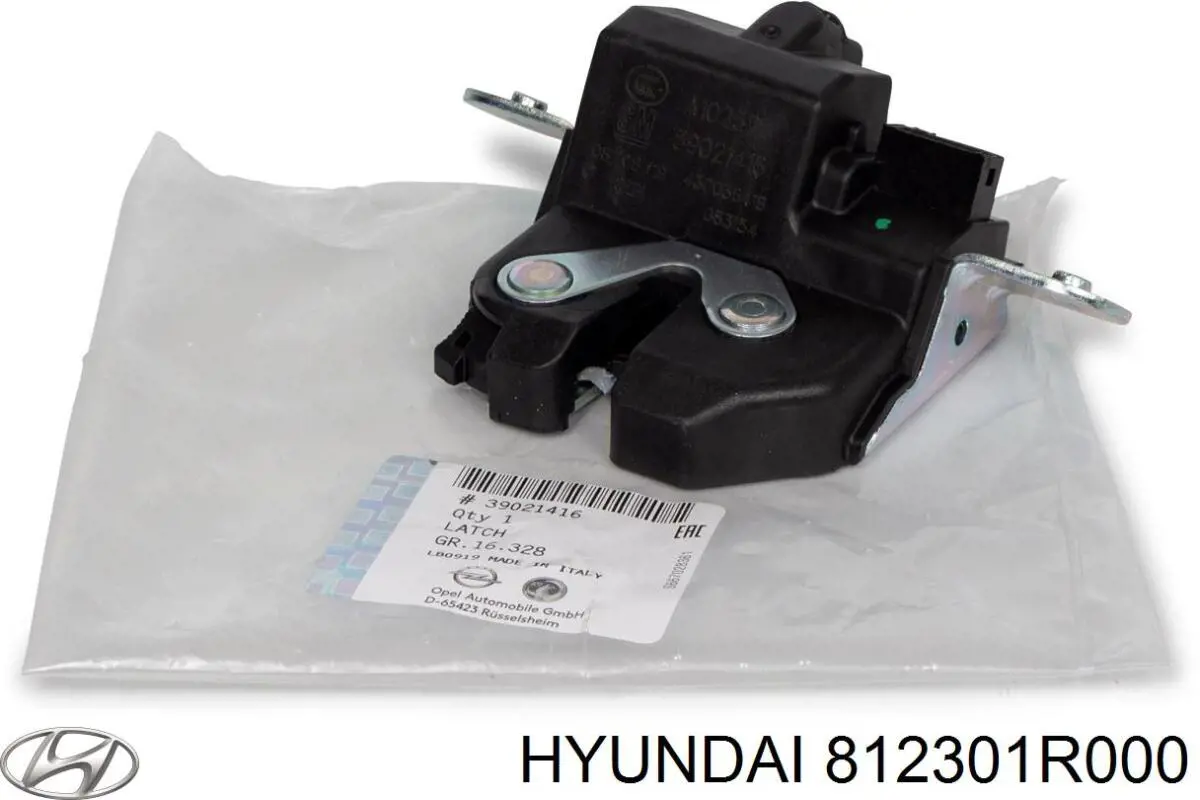 Zamek klapy bagażnika (3/5 drzwi tylnych) Hyundai/Kia 812301R000 cena, od 32,48 USD