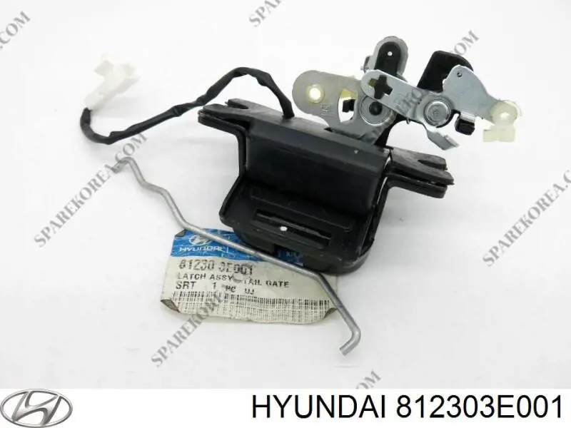 812303E001 Hyundai/Kia Zamek klapy bagażnika (3/5 drzwi tylnych)