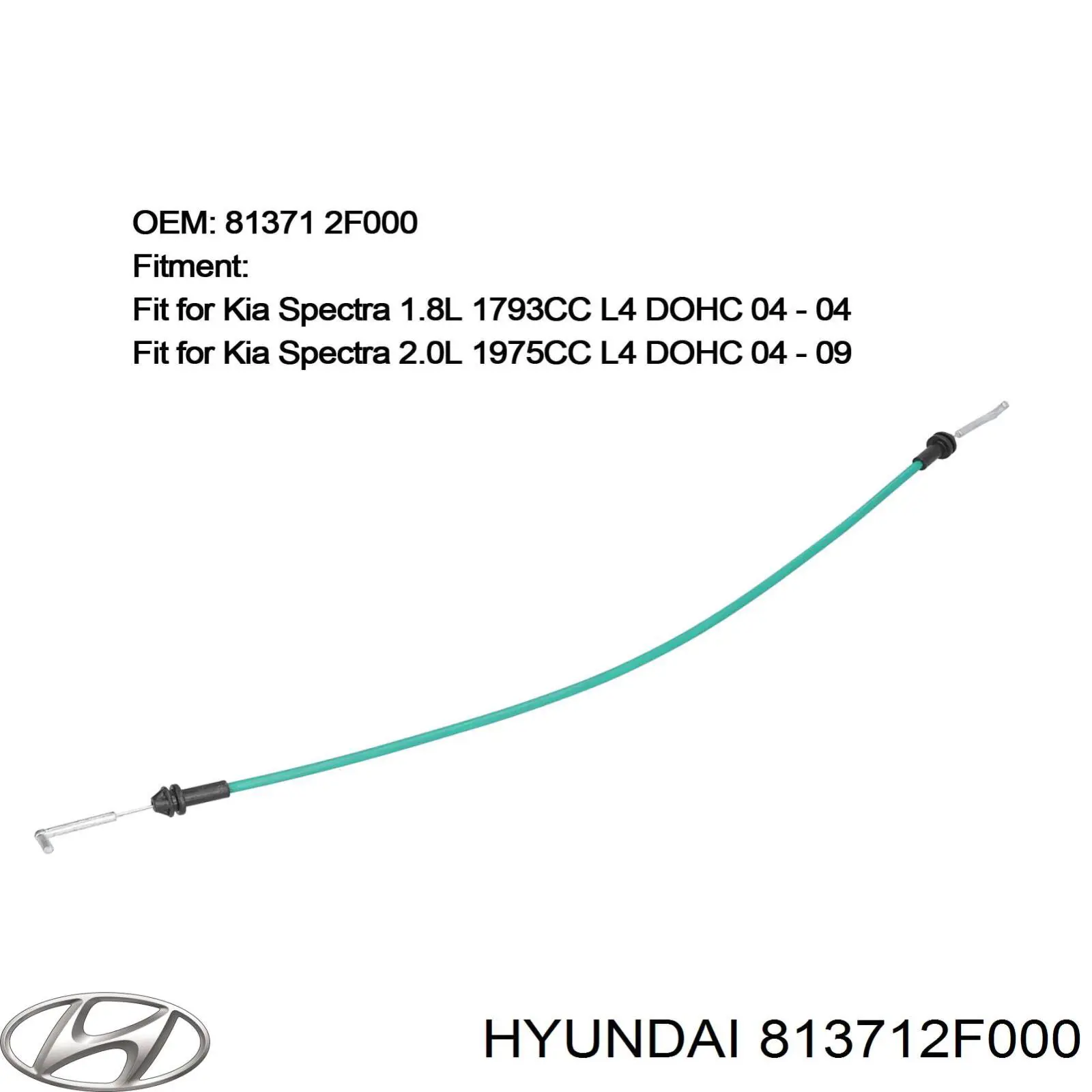 Do koszyka Q3740689 Q-fix Linka (cięgno) otwierania zamka drzwi przednich lewych