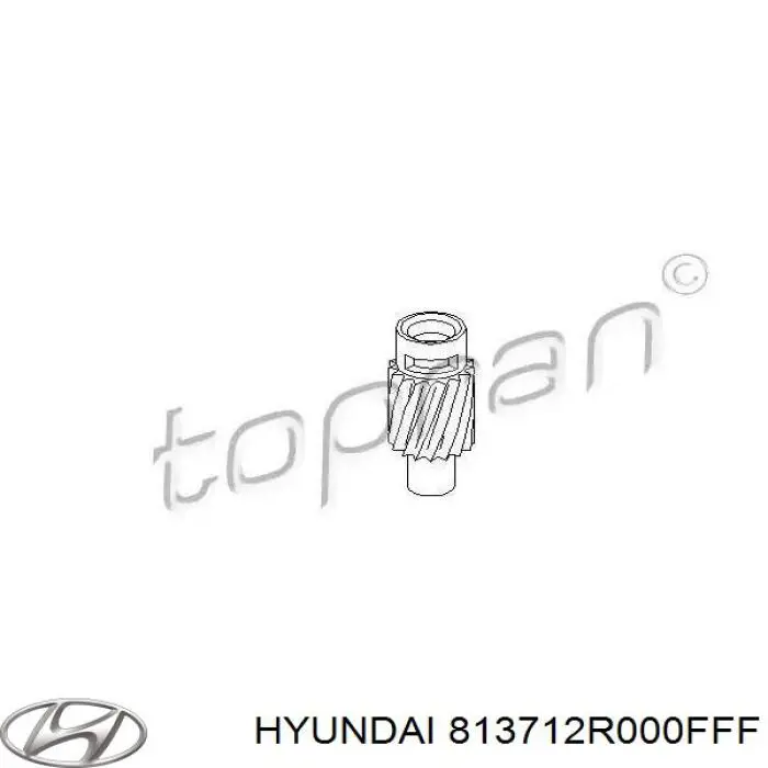 813712R000FFF Hyundai/Kia Linka (cięgno) otwierania zamka drzwi przednich