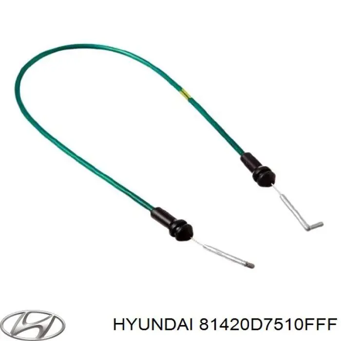 81420D7510FFF Hyundai/Kia Zamek drzwi tylnych prawych