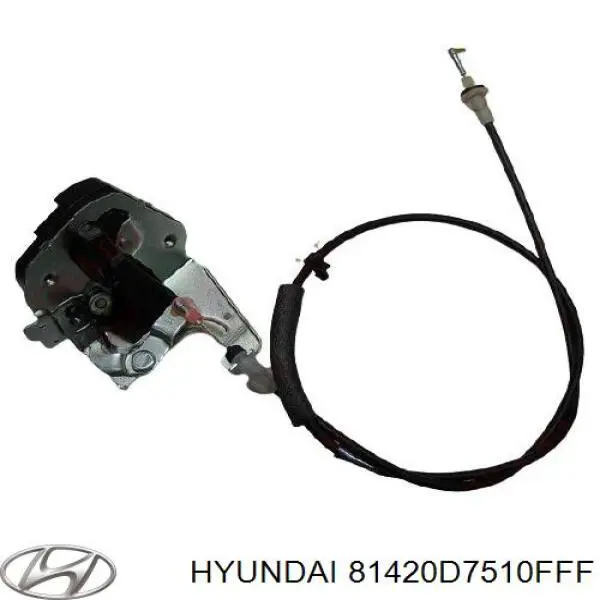 Zamek drzwi tylnych prawych Hyundai/Kia 81420D7510FFF cena, od 85,79 USD