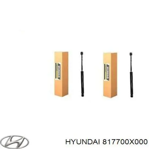 Amortyzator klapy bagażnika (3/5 drzwi-tylnych) Hyundai/Kia 817700X000 cena, od 13,79 USD