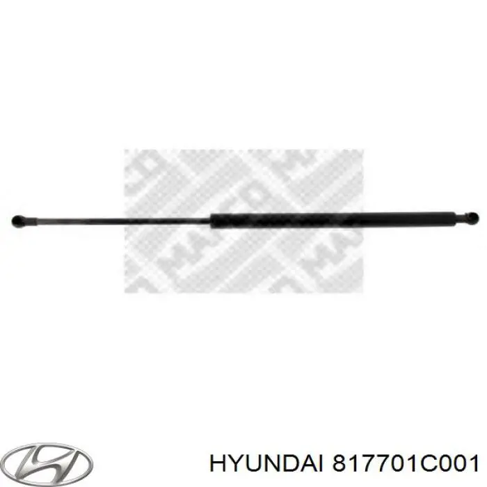 Do koszyka 817701C001 Hyundai/Kia Amortyzator klapy bagażnika (3/5 drzwi-tylnych)