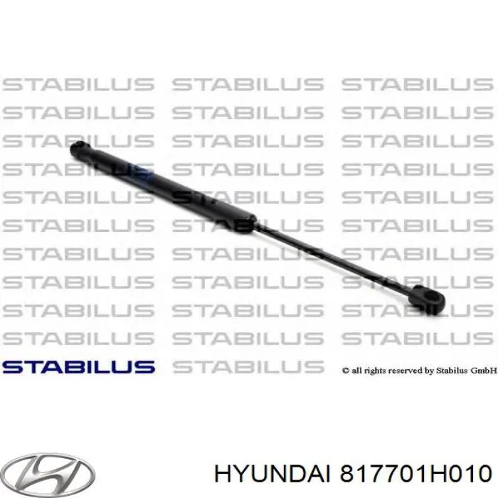 Amortyzator klapy bagażnika (3/5 drzwi-tylnych) Hyundai/Kia 817701H010 cena, od 14,51 USD