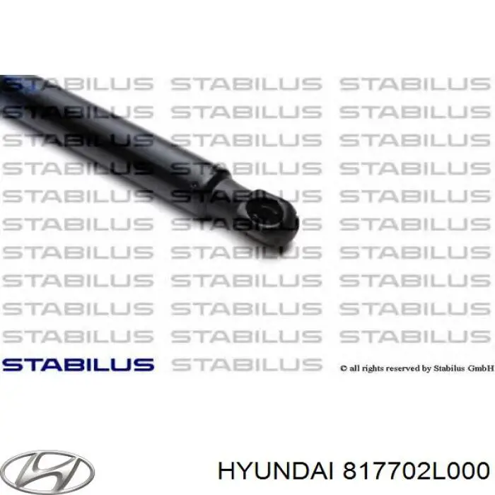 Amortyzator klapy bagażnika (3/5 drzwi-tylnych) Hyundai/Kia 817702L000 cena, od 15,35 USD