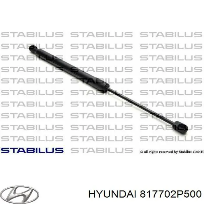 Amortyzator klapy bagażnika (3/5 drzwi-tylnych) Hyundai/Kia 817702P500 cena, od 110,18 USD