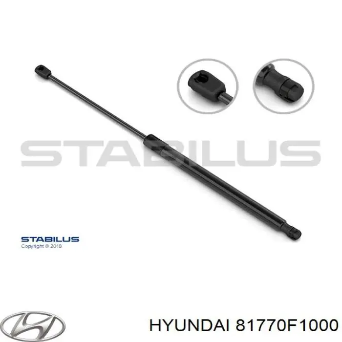 Amortyzator klapy bagażnika (3/5 drzwi-tylnych) Hyundai/Kia 81780D9000 cena, od 15,68 USD