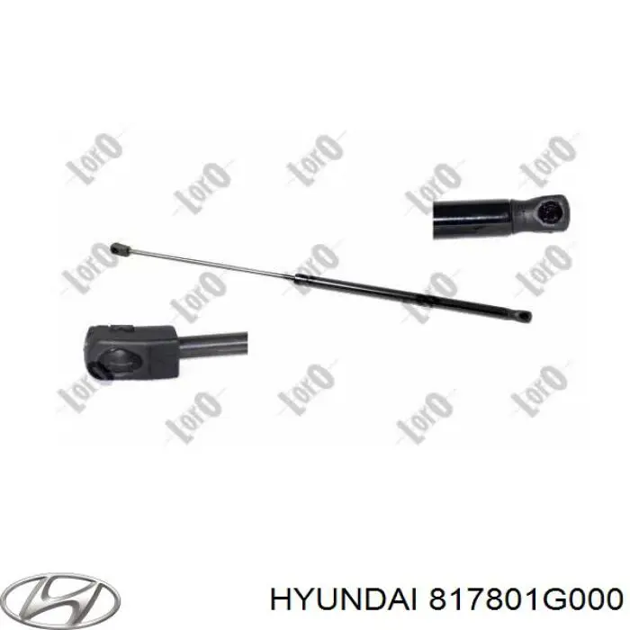 Amortyzator klapy bagażnika (3/5 drzwi-tylnych) Hyundai/Kia 817801G000