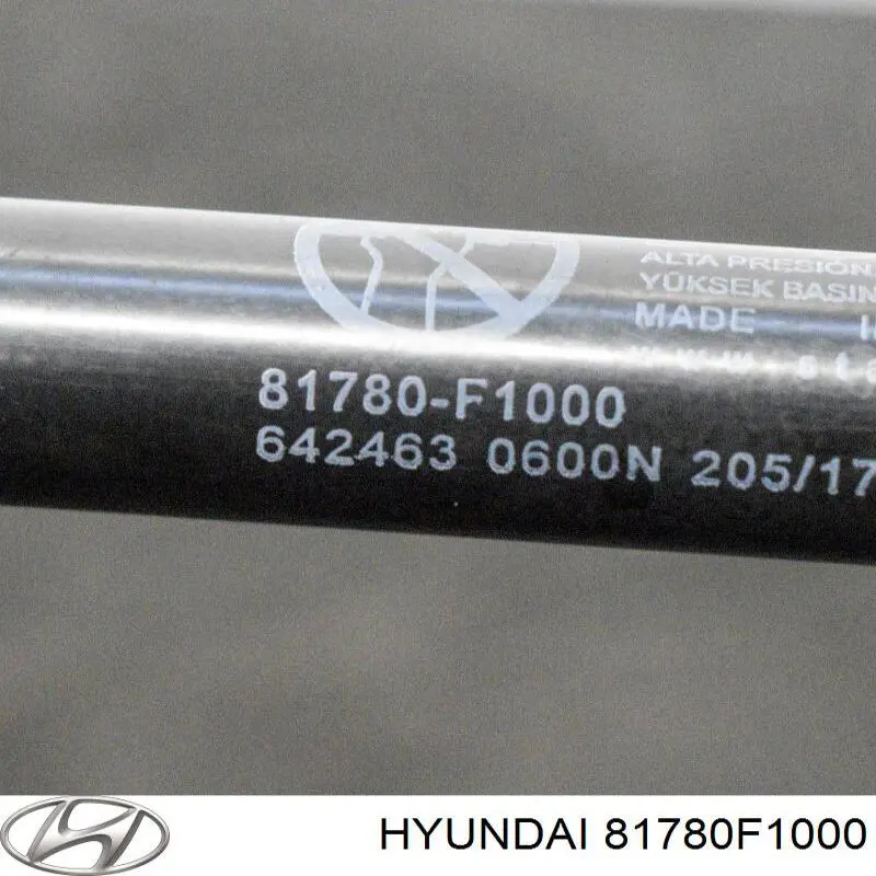 81780F1000 Hyundai/Kia Amortyzator klapy bagażnika (3/5 drzwi-tylnych)