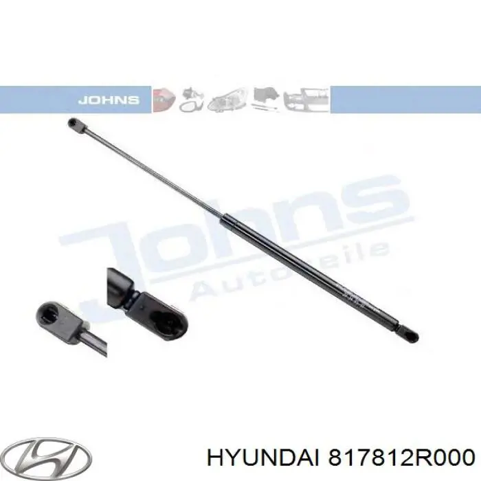 Do koszyka 817812R000 Hyundai/Kia Amortyzator klapy bagażnika (3/5 drzwi-tylnych)