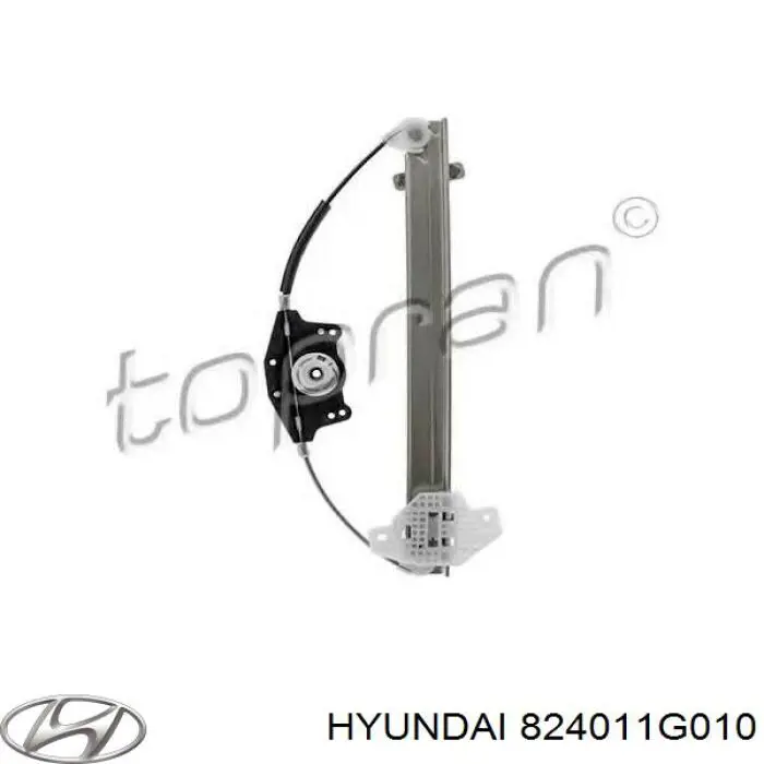 Mechanizm podnoszenia szyby drzwi przednich lewych Hyundai/Kia 824011G010 cena, od 63,56 USD