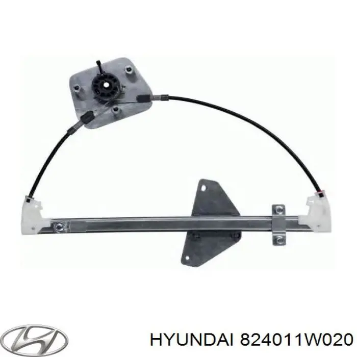 824011W020 Hyundai/Kia Mechanizm podnoszenia szyby drzwi przednich lewych