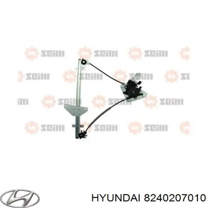 WR110 Signeda Mechanizm podnoszenia szyby drzwi przednich prawych