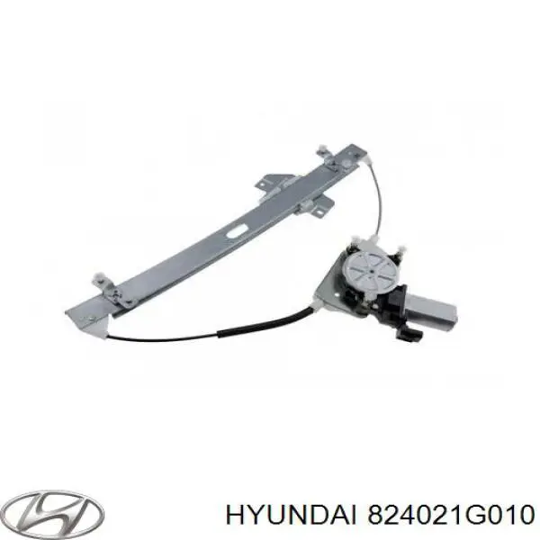 824021G010 Hyundai/Kia Mechanizm podnoszenia szyby drzwi przednich prawych