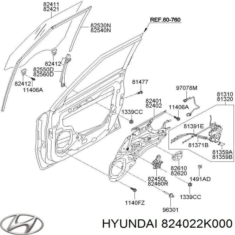 Mechanizm podnoszenia szyby drzwi przednich prawych KIA Soul I hatchback (AM) (2008 - 2013) cena, od 81,25 USD