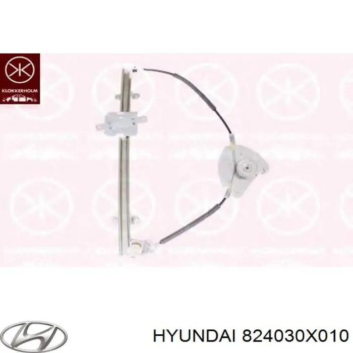 Mechanizm podnoszenia szyby drzwi przednich lewych Hyundai/Kia 824030X010 cena, od 66,40 USD