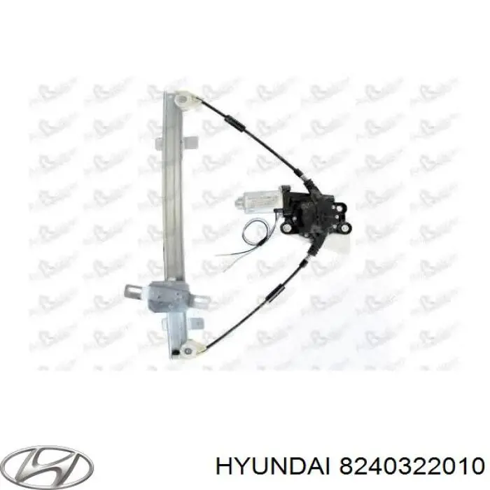 4005PSG3 Polcar Mechanizm podnoszenia szyby drzwi przednich lewych