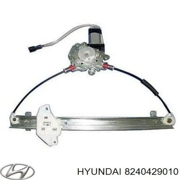  Mechanizm podnoszenia szyby drzwi przednich prawych Hyundai Lantra 2
