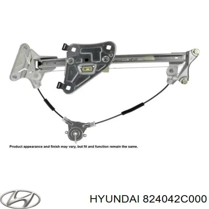 Mechanizm podnoszenia szyby drzwi przednich prawych Hyundai/Kia 824042C000 cena, od 74,31 USD