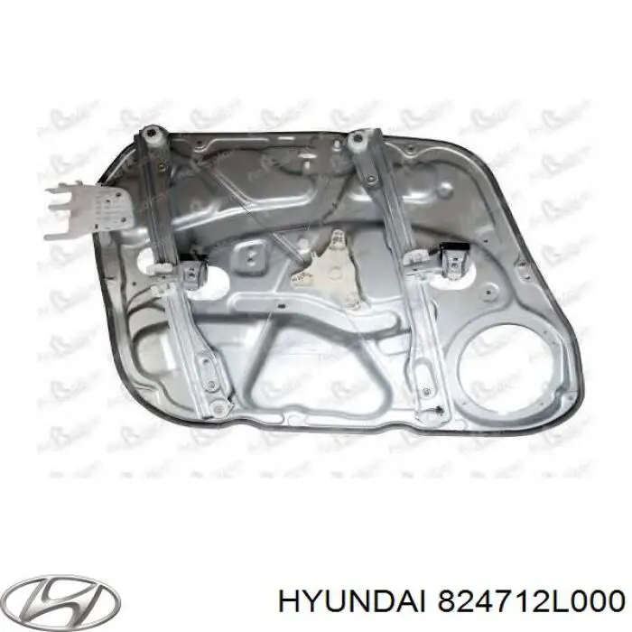 Do koszyka 824712L000 Hyundai/Kia Mechanizm podnoszenia szyby drzwi przednich lewych